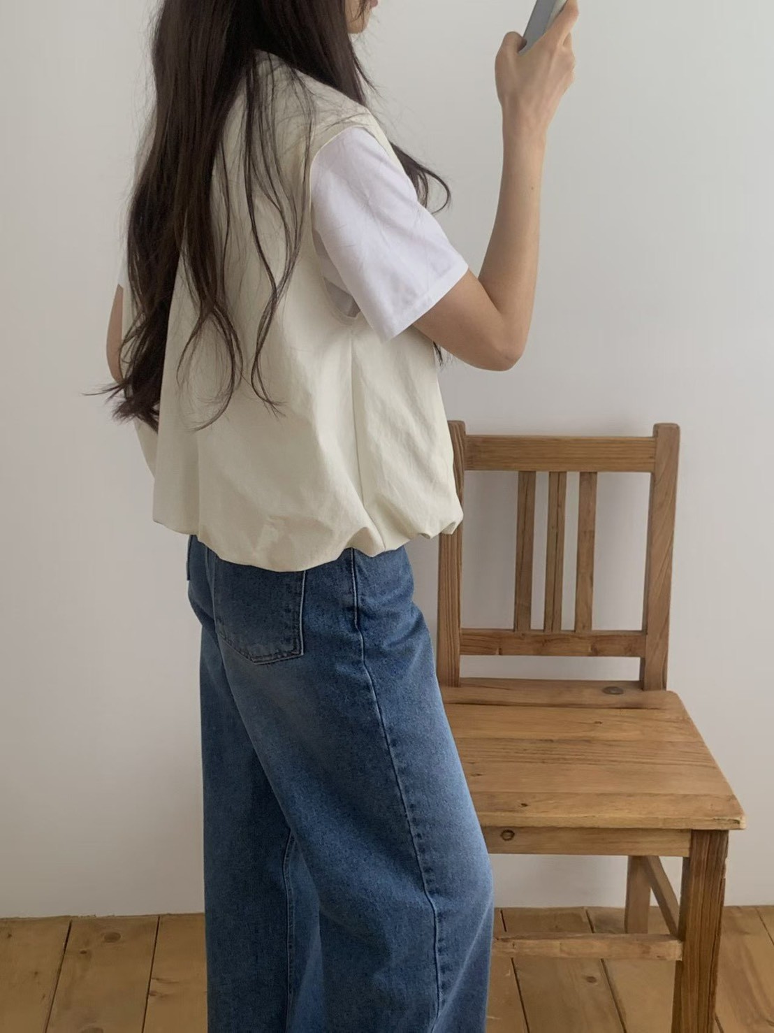 B69.小臉歐膩好搭背心外罩