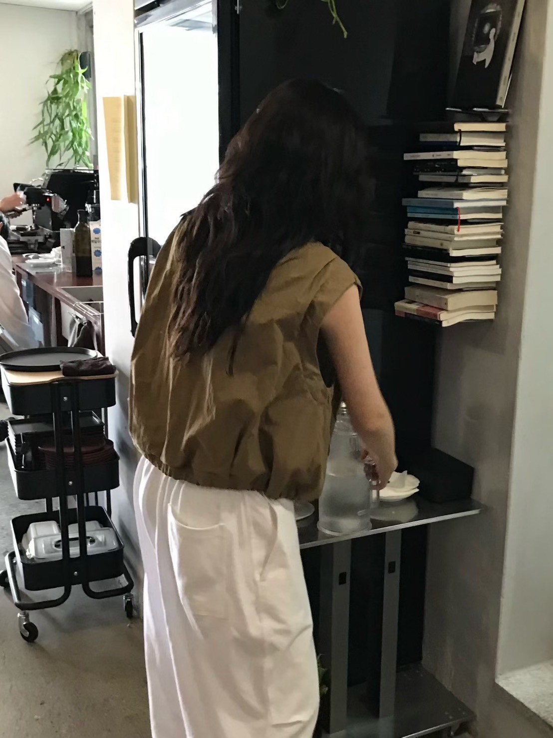 B96.小V家工裝口袋夾克背心