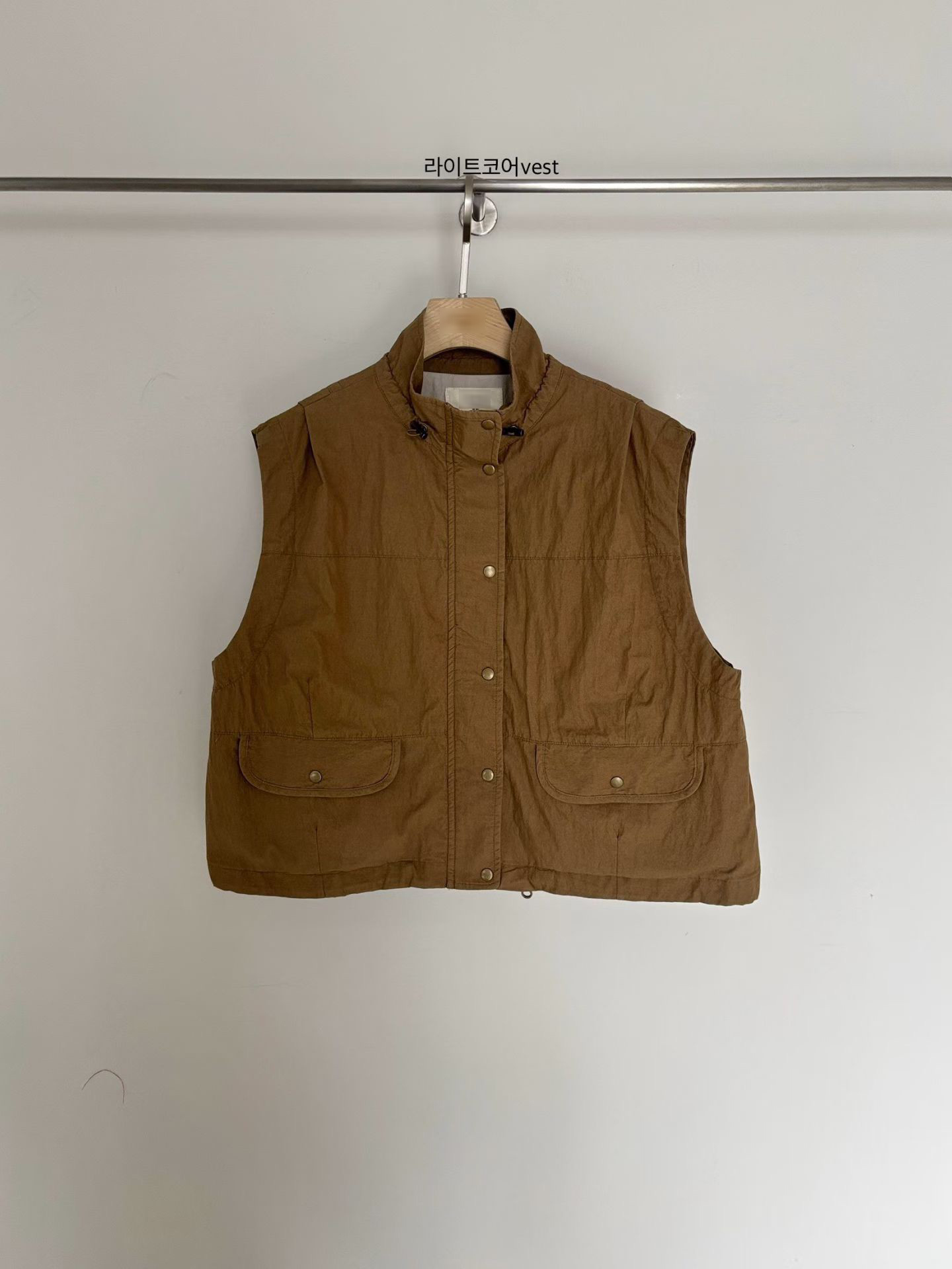 B96.小V家工裝口袋夾克背心