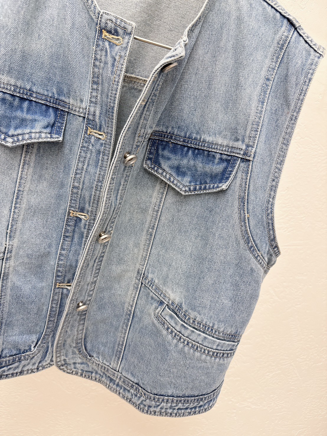 時尚百搭牛仔背心