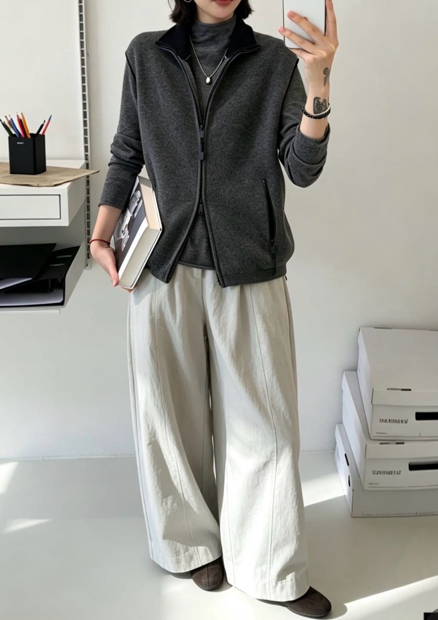 B51.時髦休閒LOOK背心外套