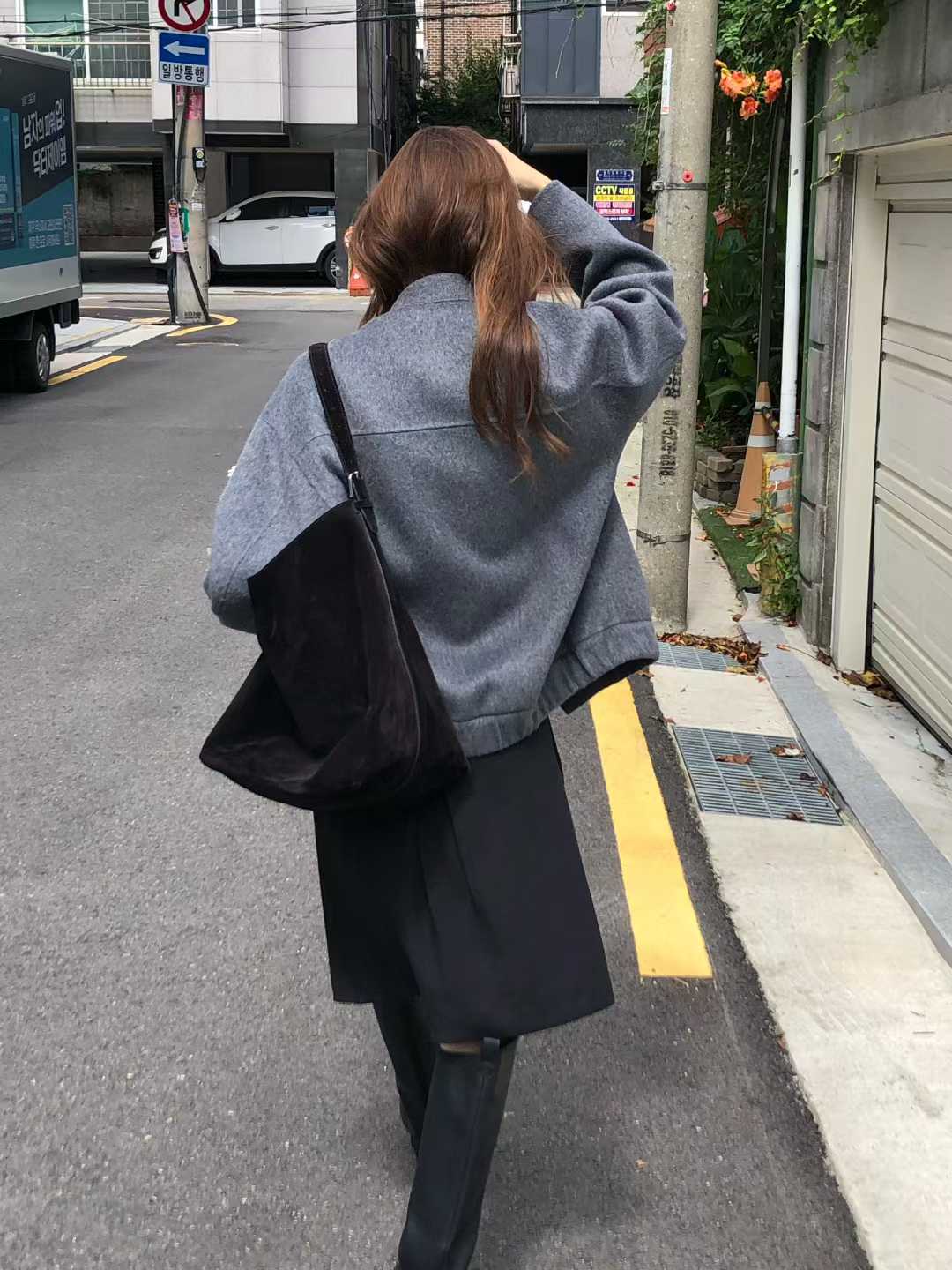 B29.大V家休閒60%WOOL棒球外套