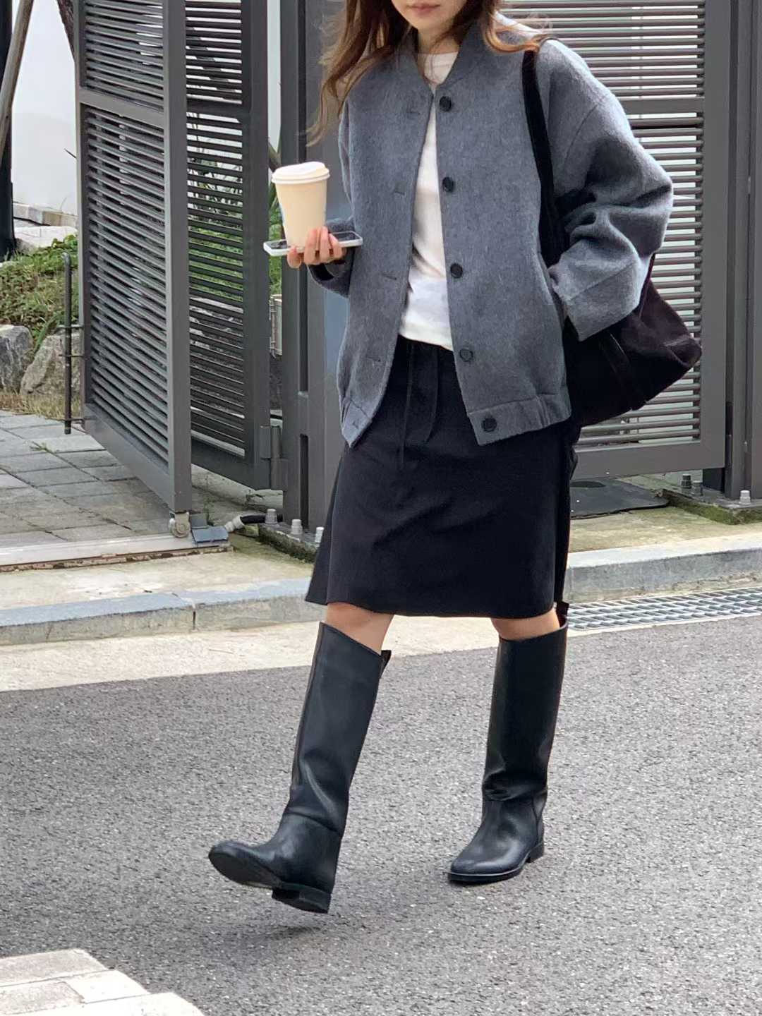 B29.大V家休閒60%WOOL棒球外套