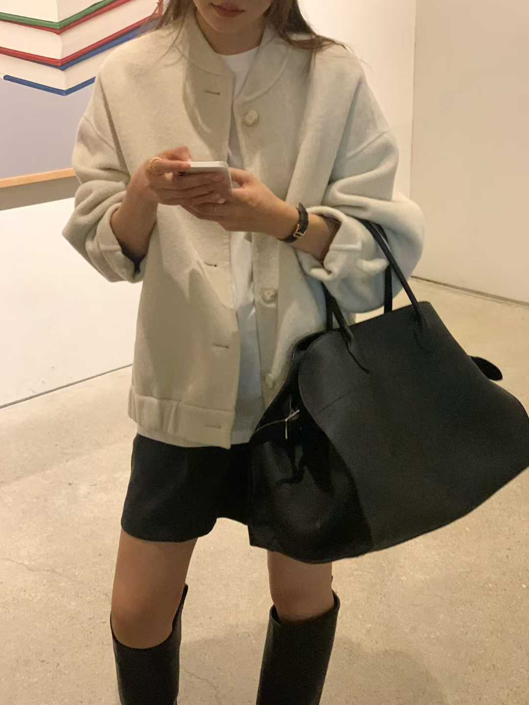 B29.大V家休閒60%WOOL棒球外套