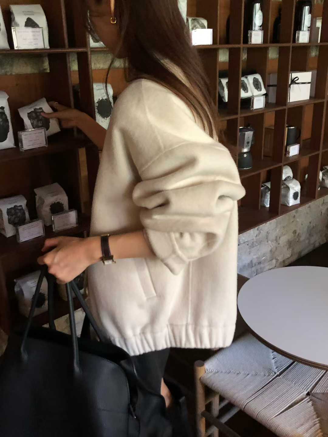 B29.大V家休閒60%WOOL棒球外套