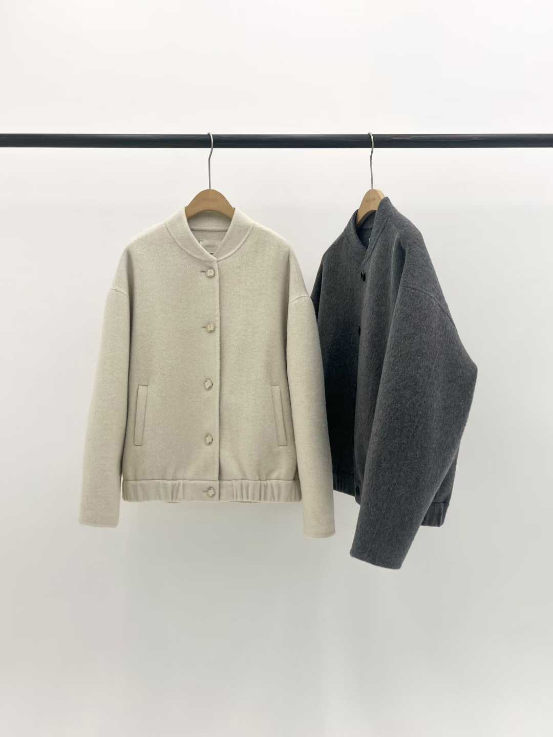 B29.大V家休閒60%WOOL棒球外套