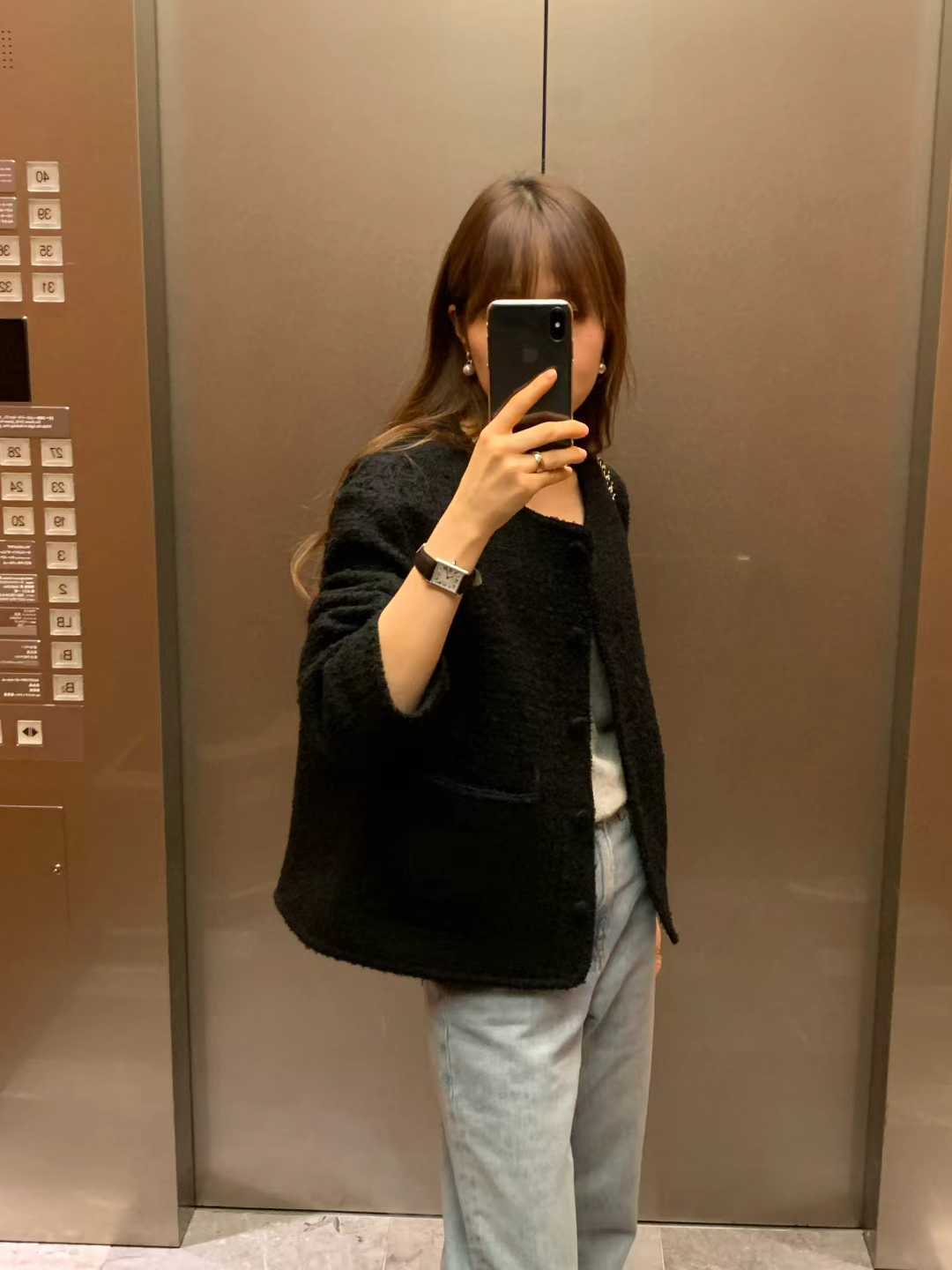A29.顏值家小香風範91%WOOL外套