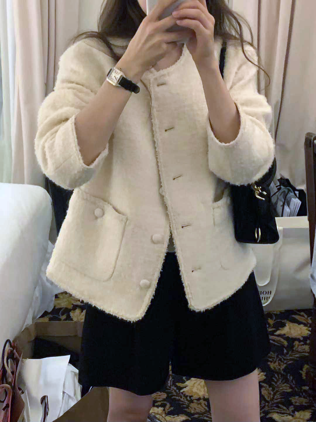 A29.顏值家小香風範91%WOOL外套