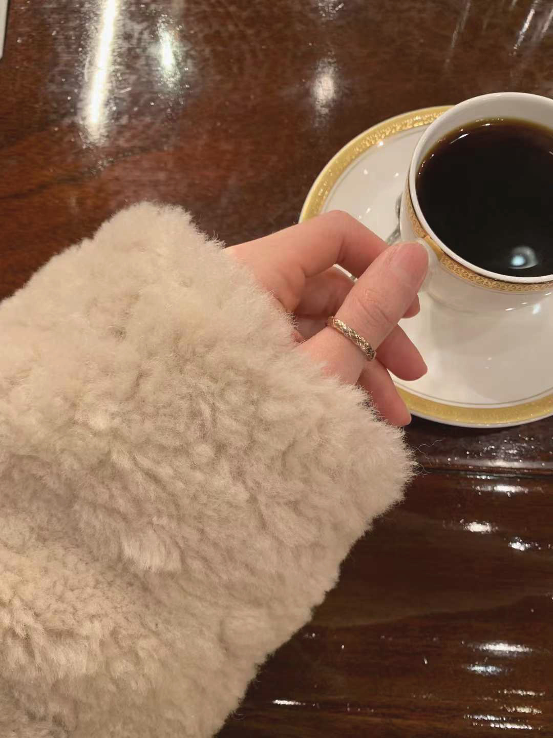 A19.顏值家泰迪熊毛毛翻領外套