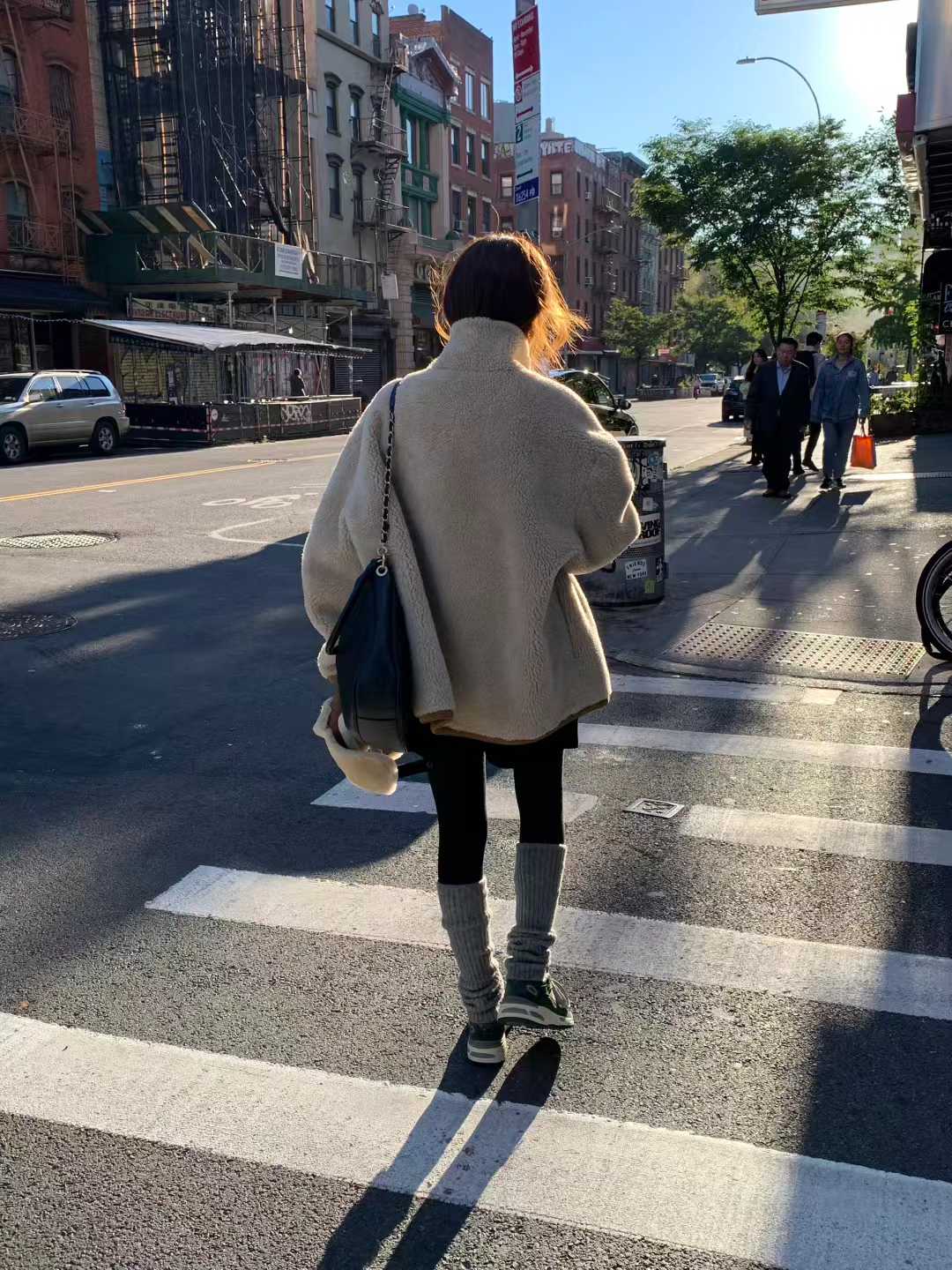 A20.顏值家可愛正反麂皮QQ毛外套