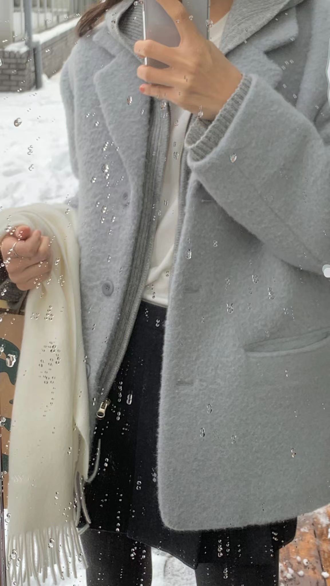 A21.顏值家BABY駝羊毛淑女大衣