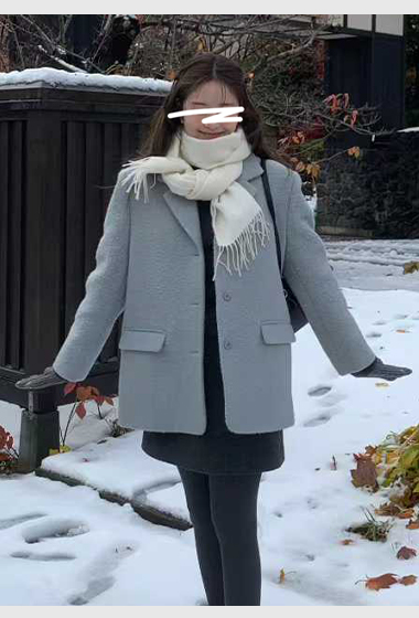 A21.顏值家BABY駝羊毛淑女大衣