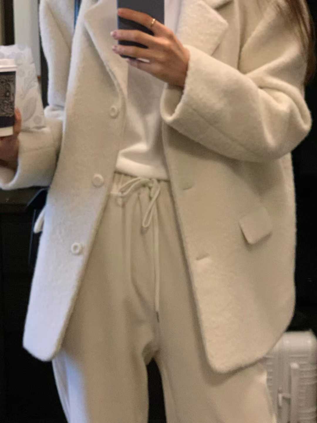 A21.顏值家BABY駝羊毛淑女大衣