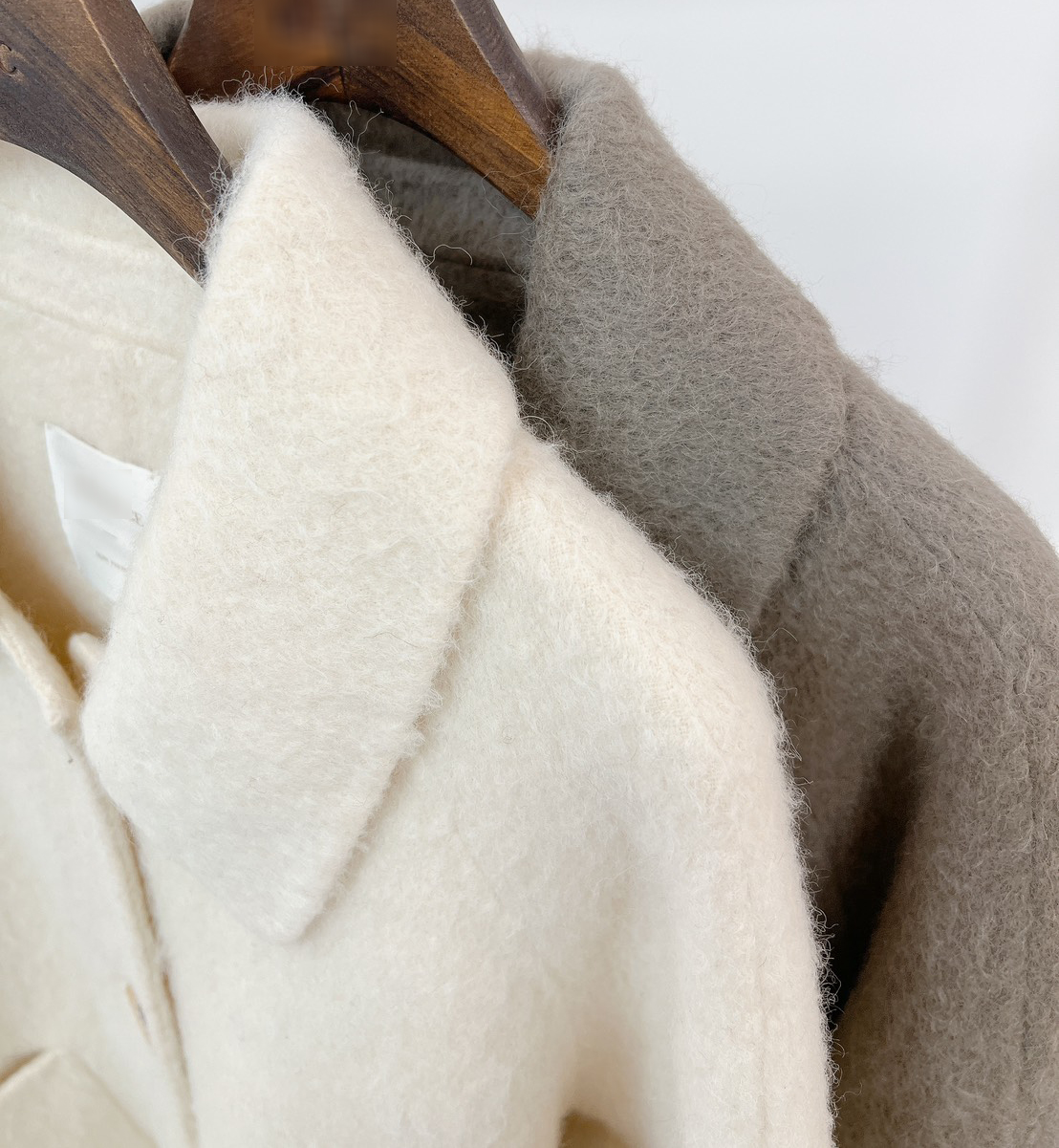 氣質首選40%BABY駝羊毛手工長大衣