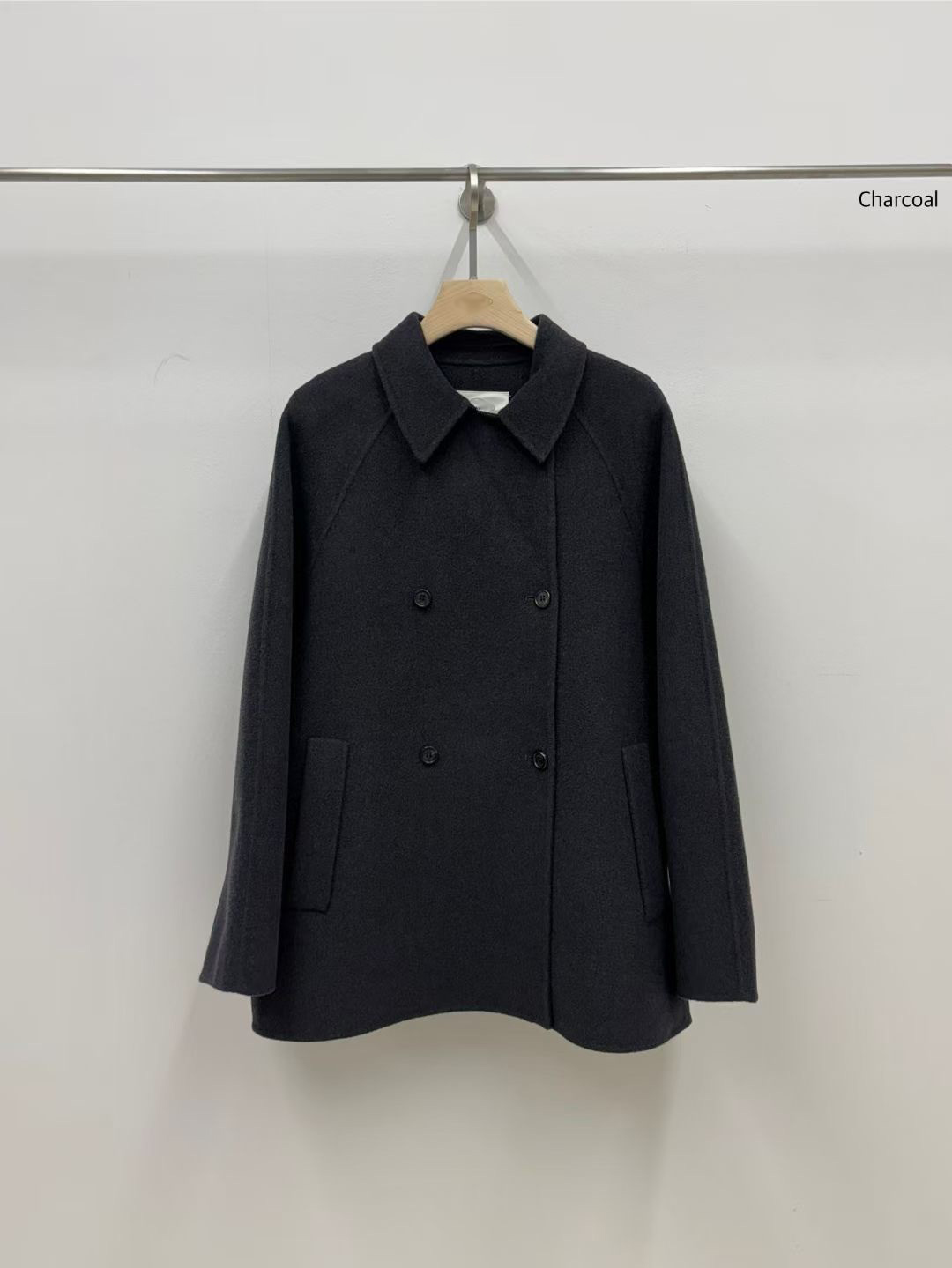 A73.小V家10%CASHMERE時髦手工大衣