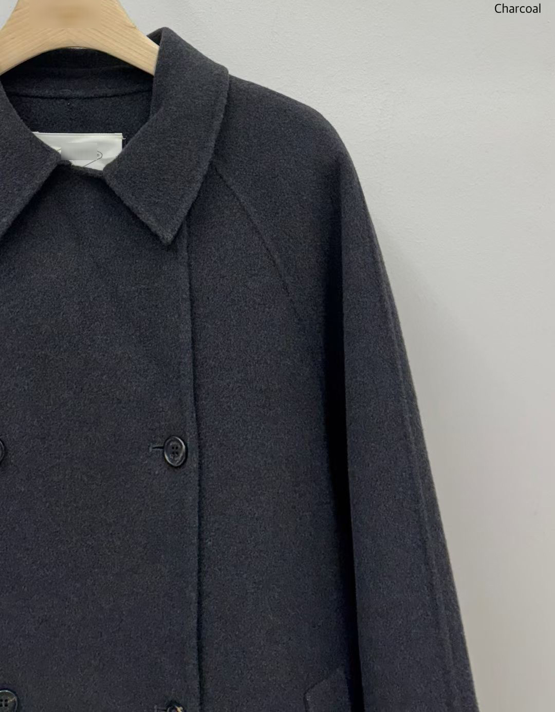 A73.小V家10%CASHMERE時髦手工大衣