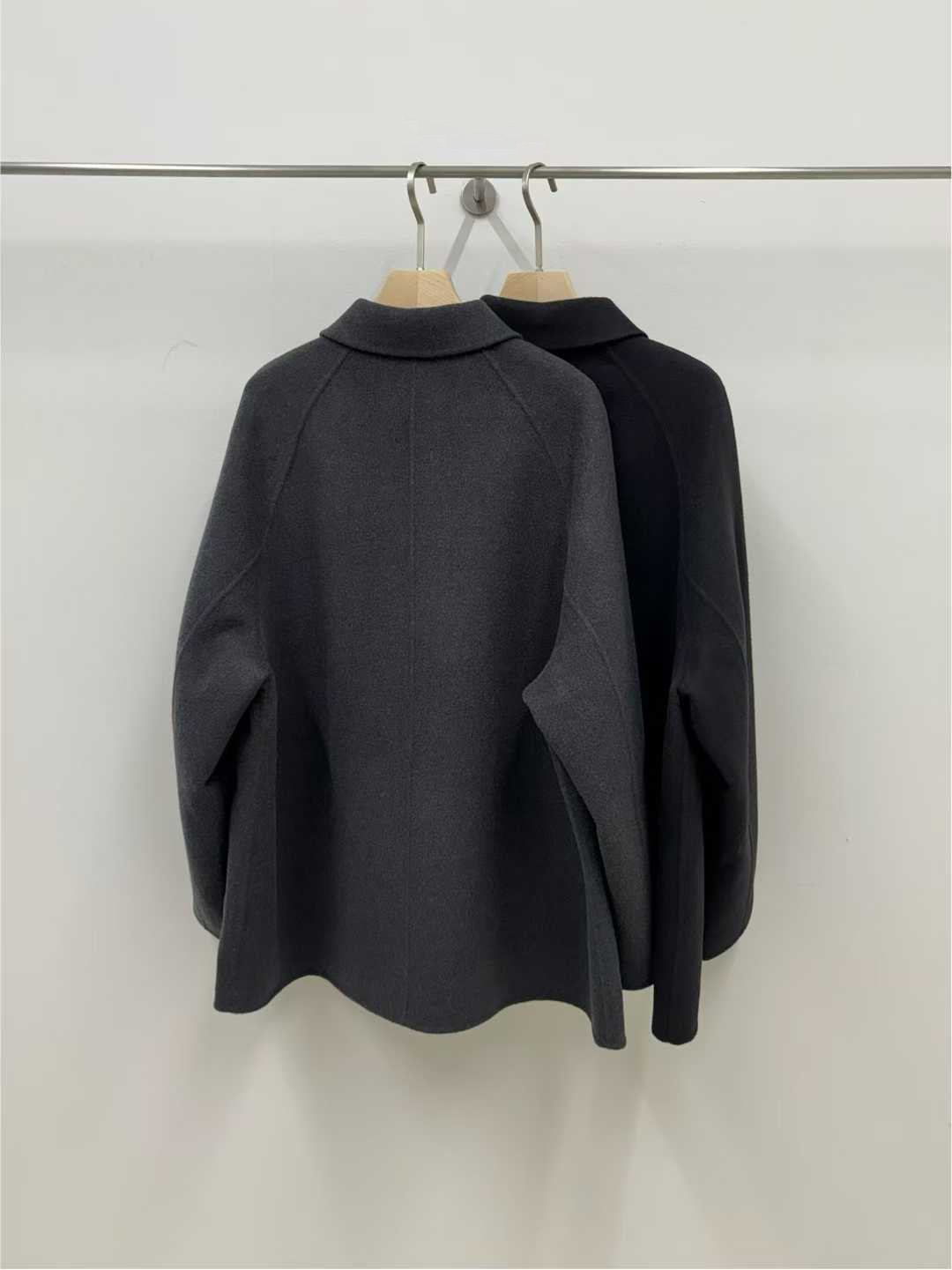 A73.小V家10%CASHMERE時髦手工大衣