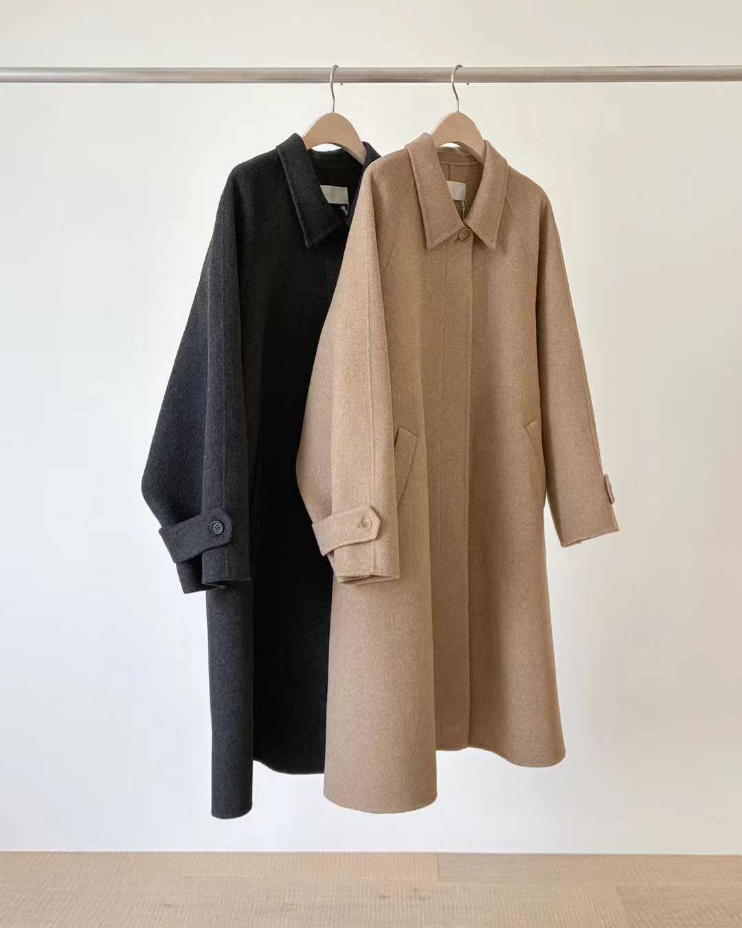 B106.顏值家10%CASHMERE手工長大衣