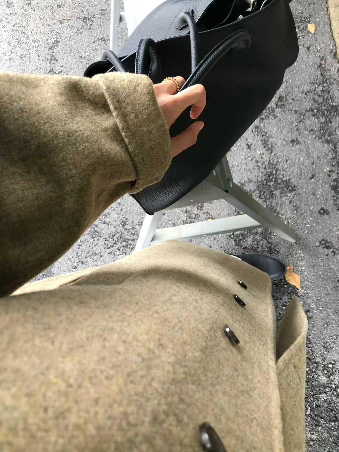 B118.大V家英國100%WOOL手工長大衣
