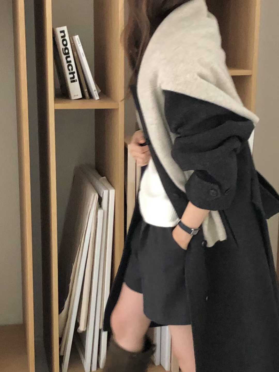 B118.大V家英國100%WOOL手工長大衣