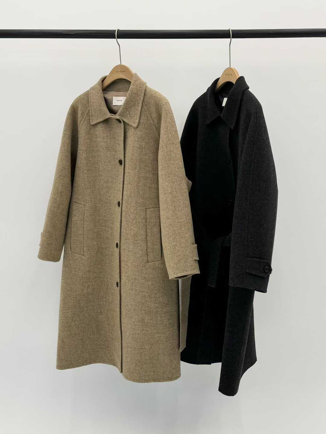 B118.大V家英國100%WOOL手工長大衣