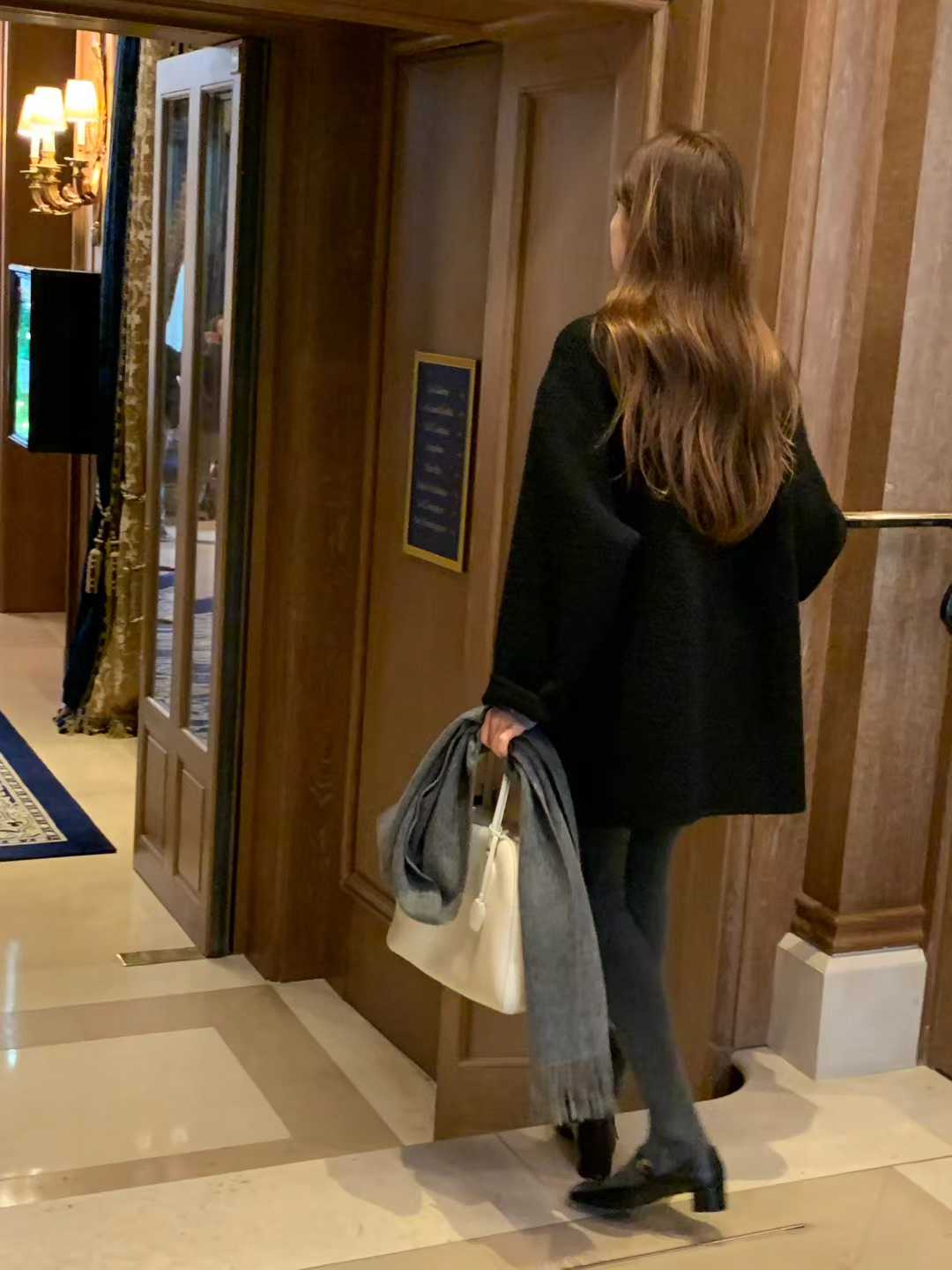 B108.顏值家名媛女孩手工大衣