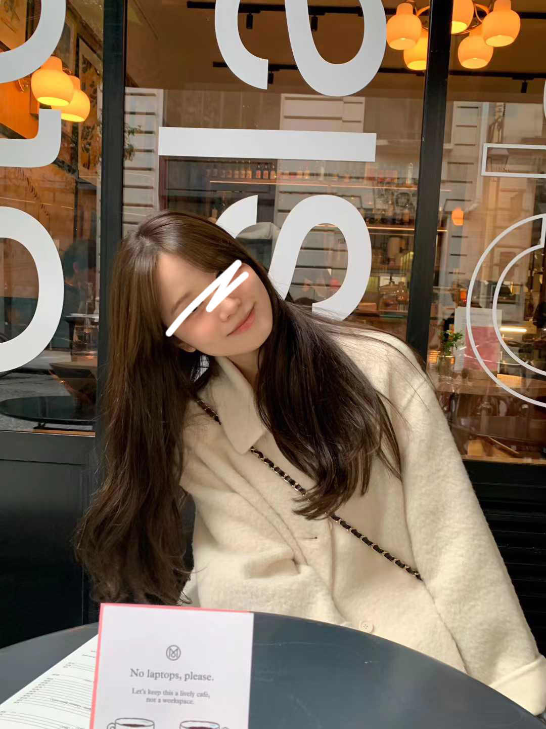 B108.顏值家名媛女孩手工大衣