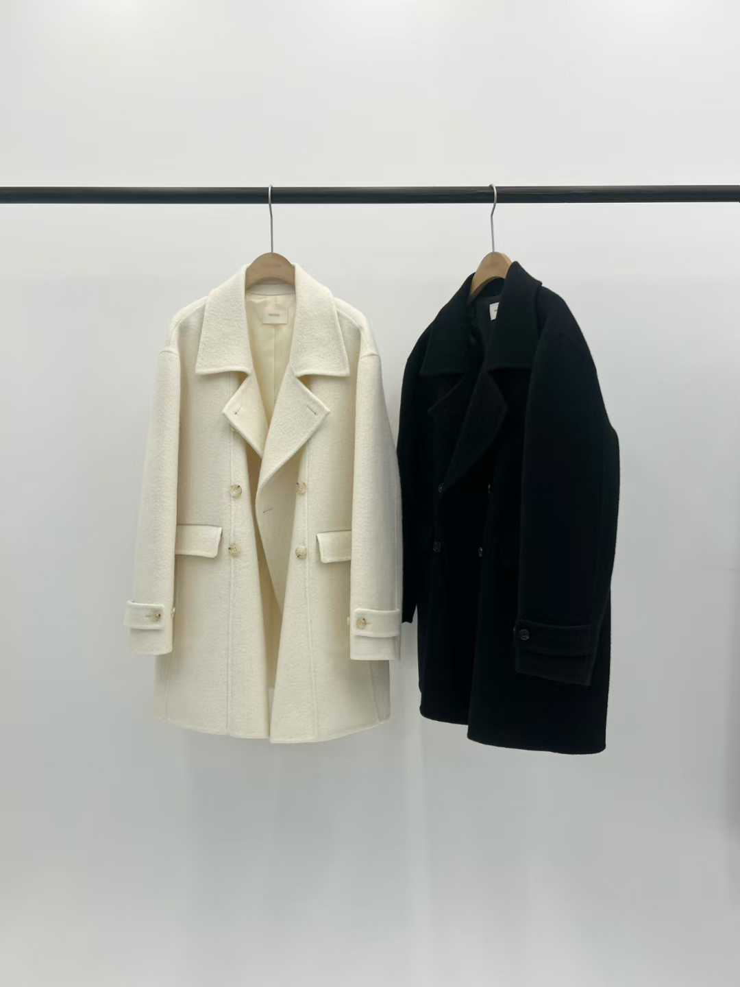 B119.大V家90%WOOL名媛手工大衣