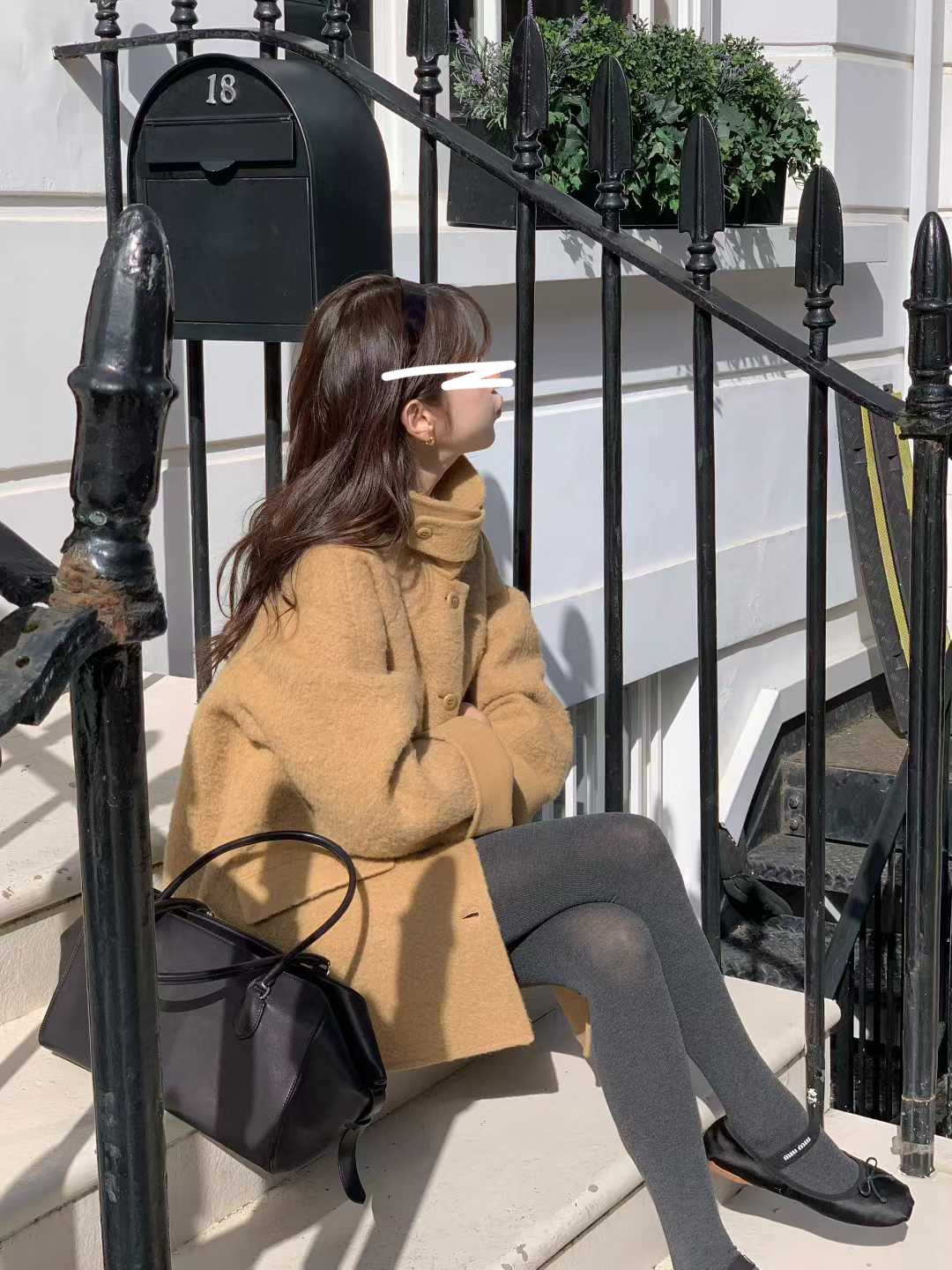 B20.小V家BABYALPACA領造型中長手工大衣