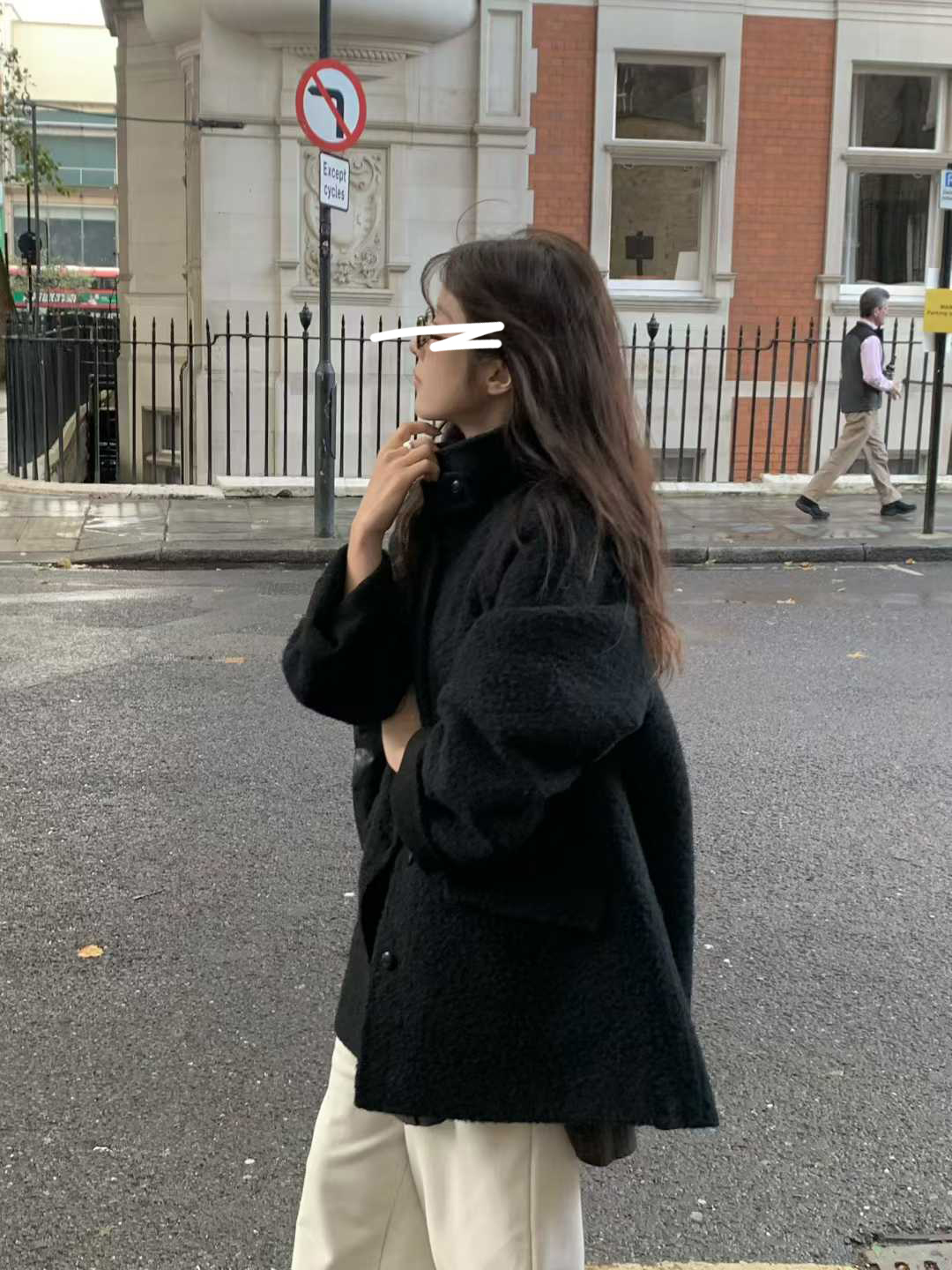 B20.小V家BABYALPACA領造型中長手工大衣