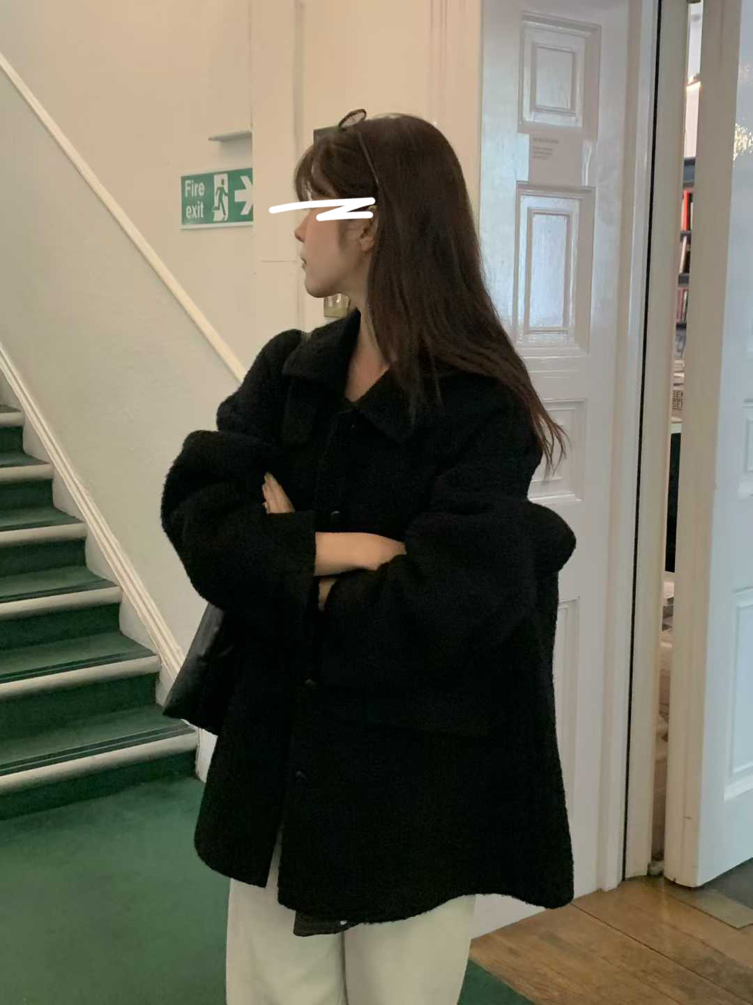 B20.小V家BABYALPACA領造型中長手工大衣