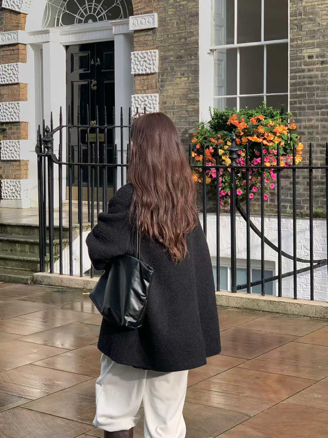 B20.小V家BABYALPACA領造型中長手工大衣