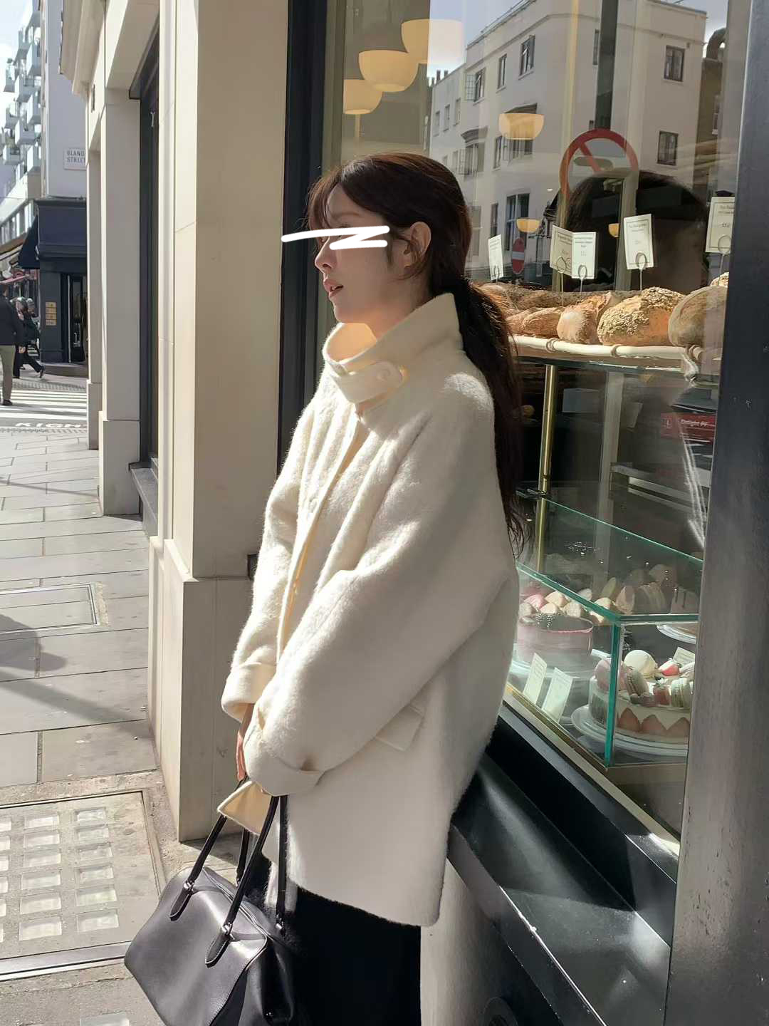 B20.小V家BABYALPACA領造型中長手工大衣