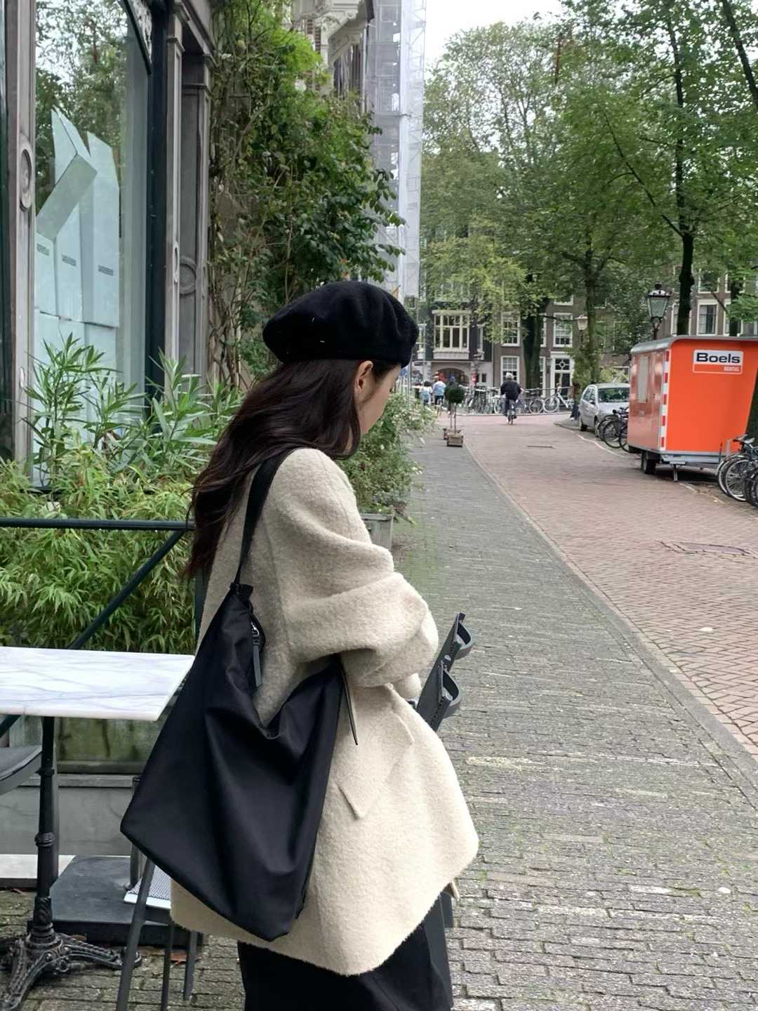 B20.小V家BABYALPACA領造型中長手工大衣