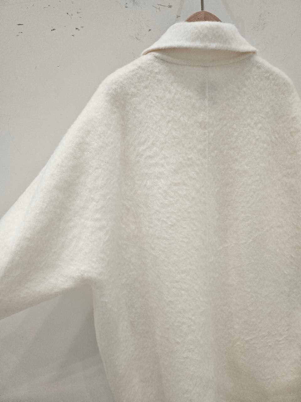 B51.星星家溫暖駝羊毛質感翻領大衣