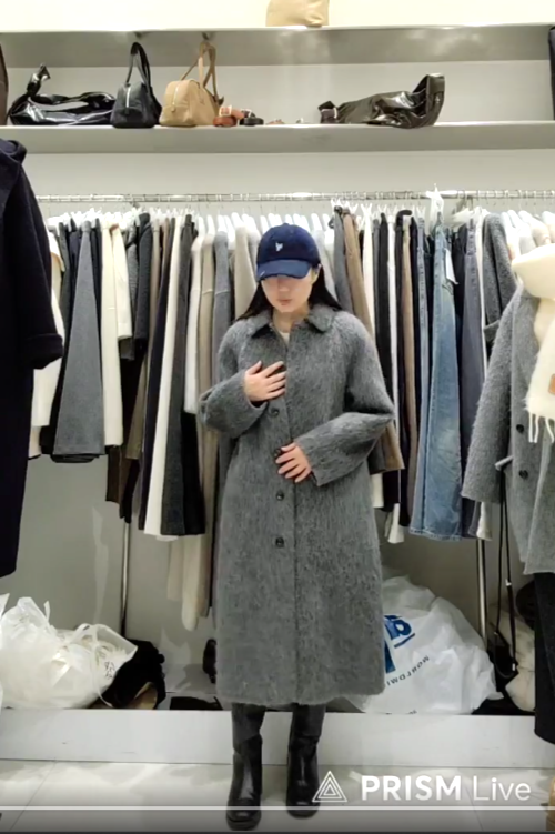 B88.質感家暗門襟長版手工大衣