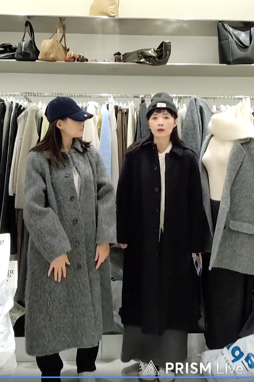 B88.質感家暗門襟長版手工大衣