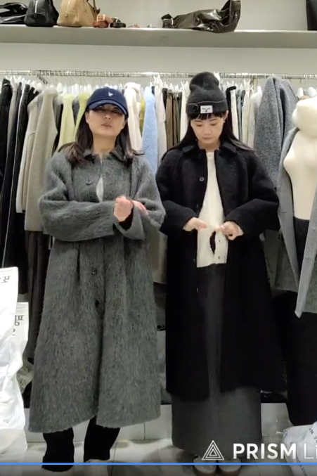 B88.質感家暗門襟長版手工大衣