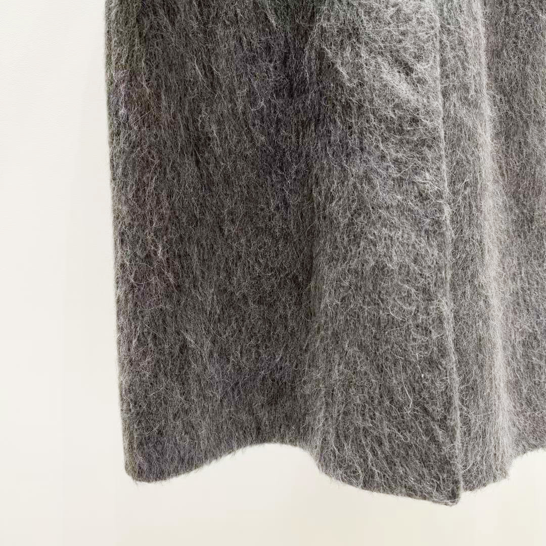 質感家暗門襟長版手工大衣