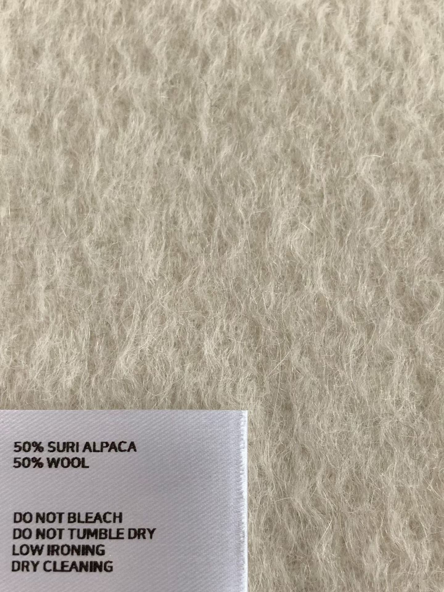 B14.名媛女孩蘇利駝羊毛手工長大衣