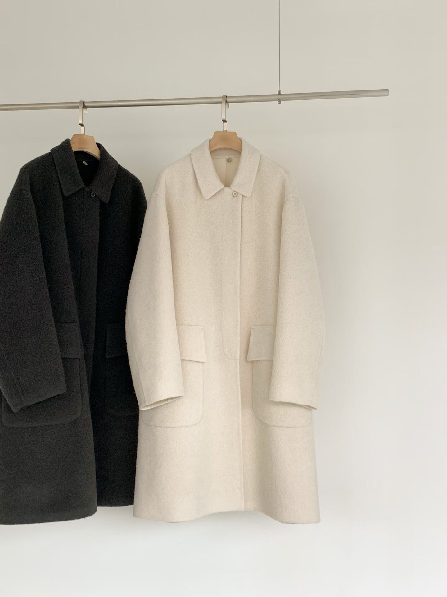 B12.氣質甜漾BABY駝羊毛手工大衣