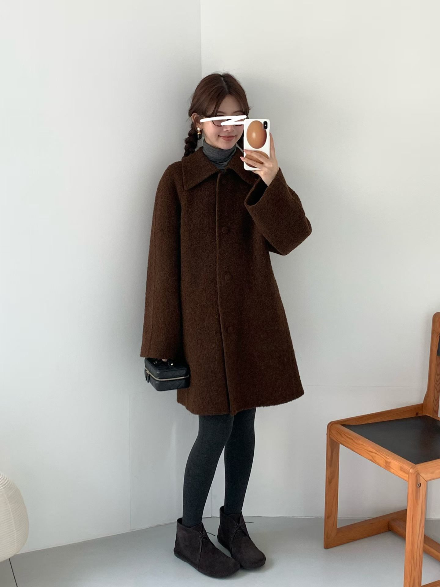 B10.午後約會BABY駝羊毛手工大衣