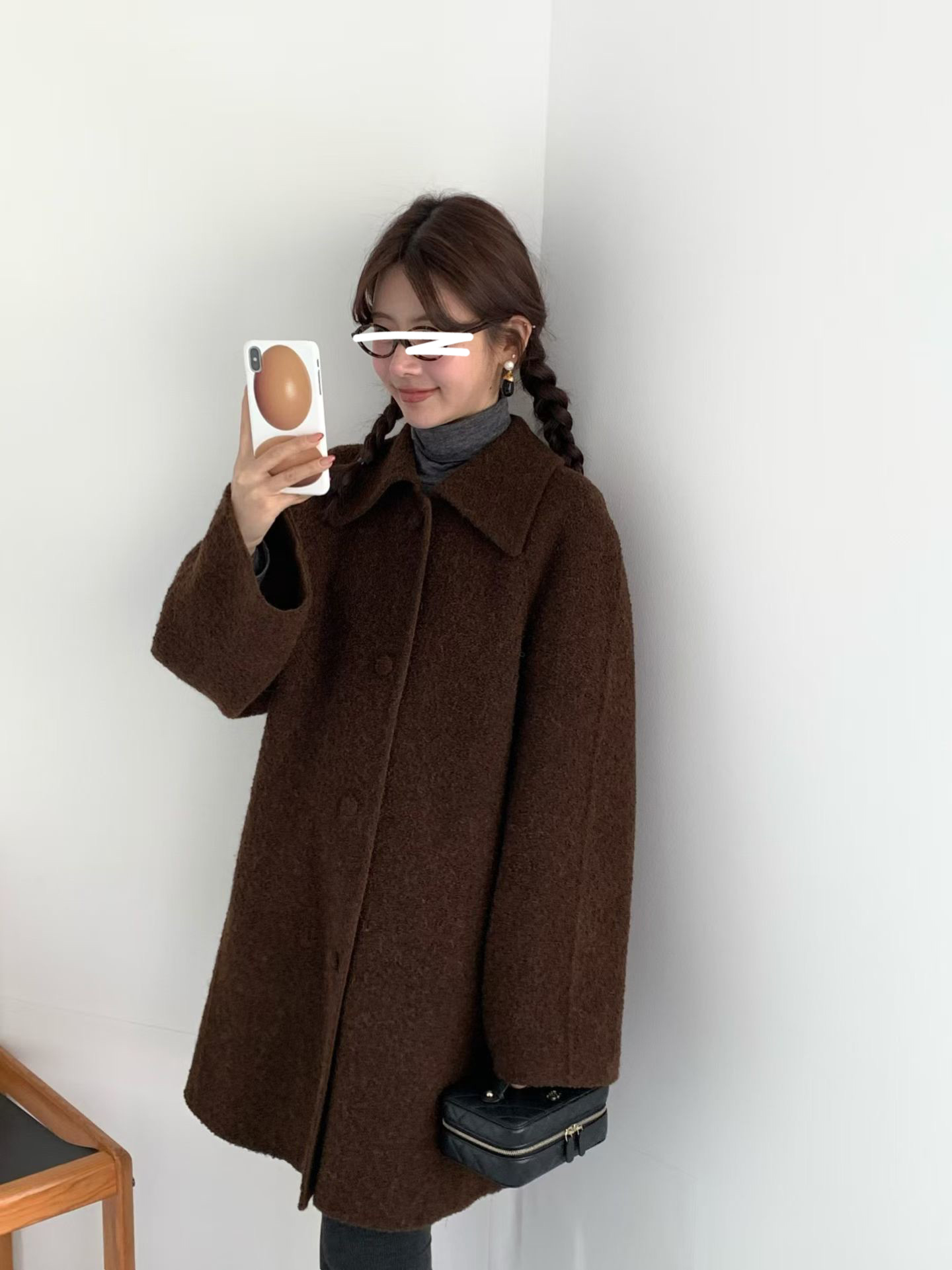 B10.午後約會BABY駝羊毛手工大衣