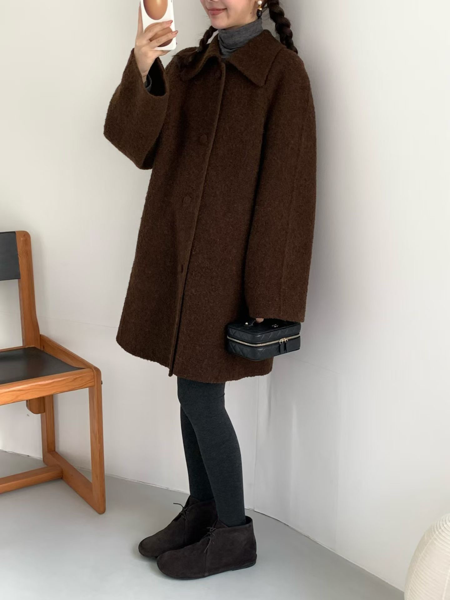 B10.午後約會BABY駝羊毛手工大衣