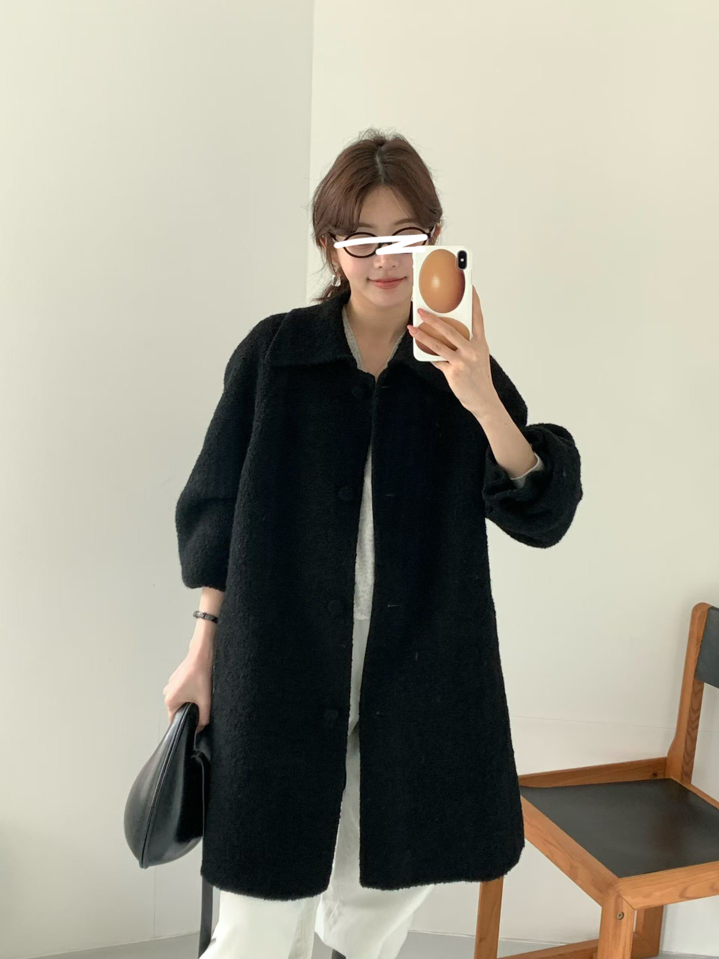 B10.午後約會BABY駝羊毛手工大衣