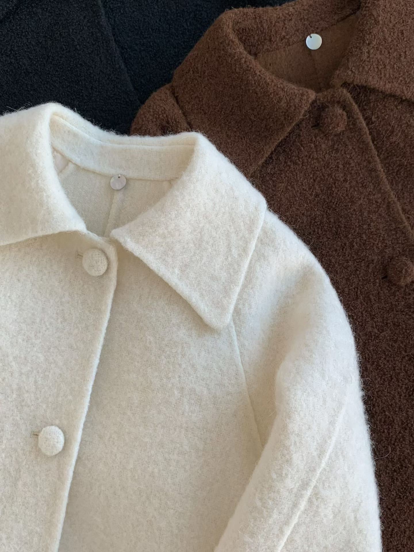 B10.午後約會BABY駝羊毛手工大衣