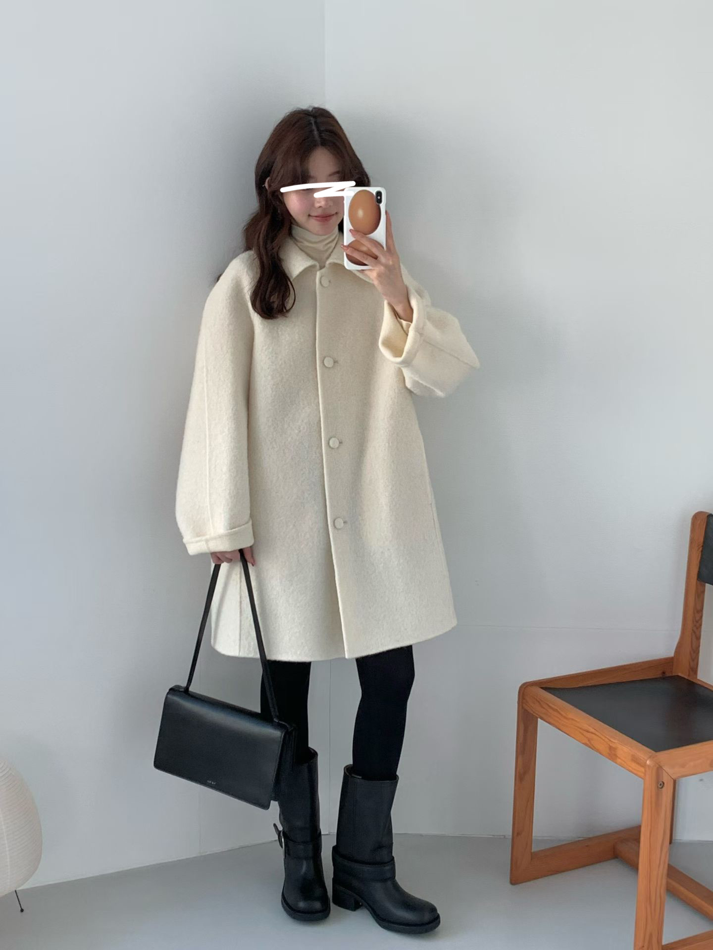 B10.午後約會BABY駝羊毛手工大衣