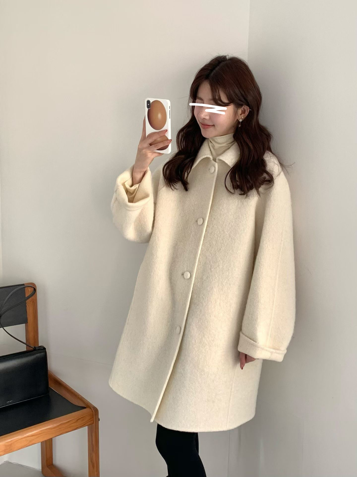 B10.午後約會BABY駝羊毛手工大衣