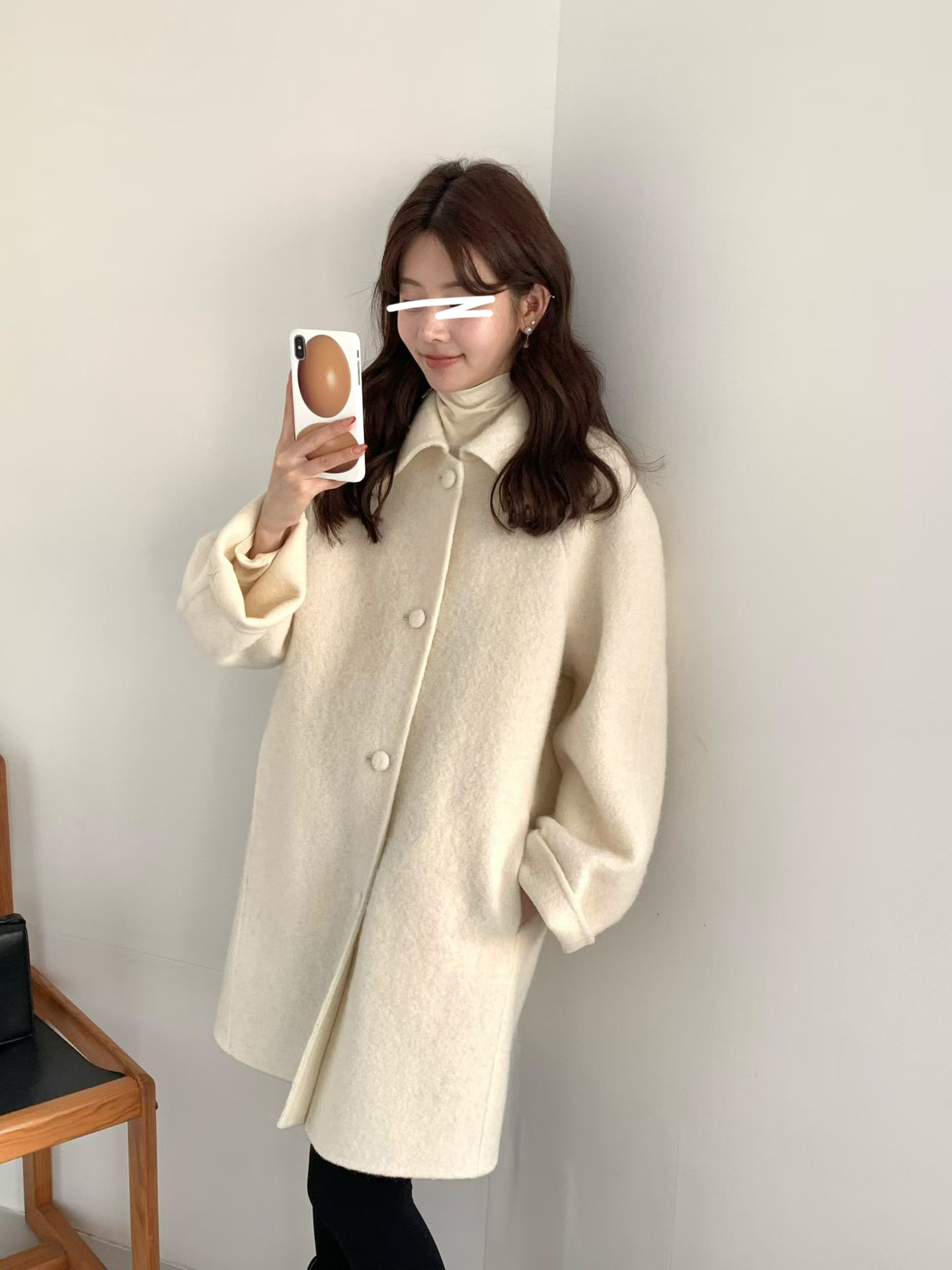 B10.午後約會BABY駝羊毛手工大衣