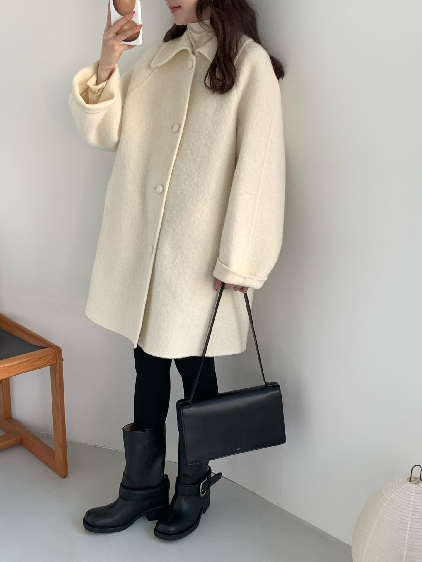 B10.午後約會BABY駝羊毛手工大衣